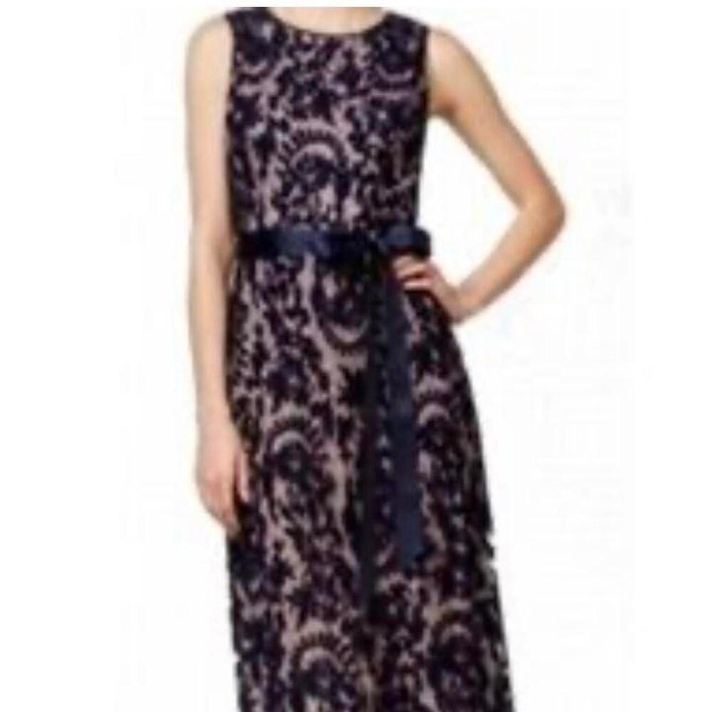 Adrianna Papell  Navy Maxi Dress
